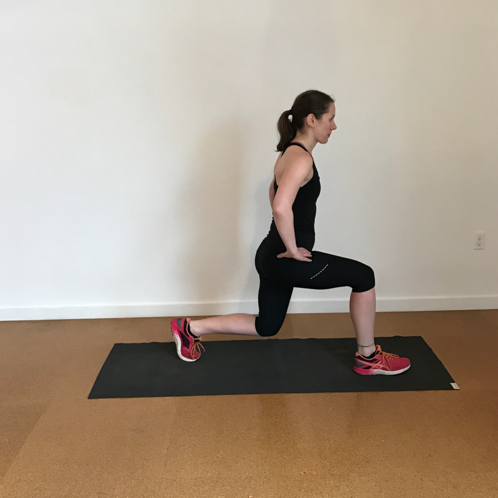 Injury Prevention Lunge Exercise