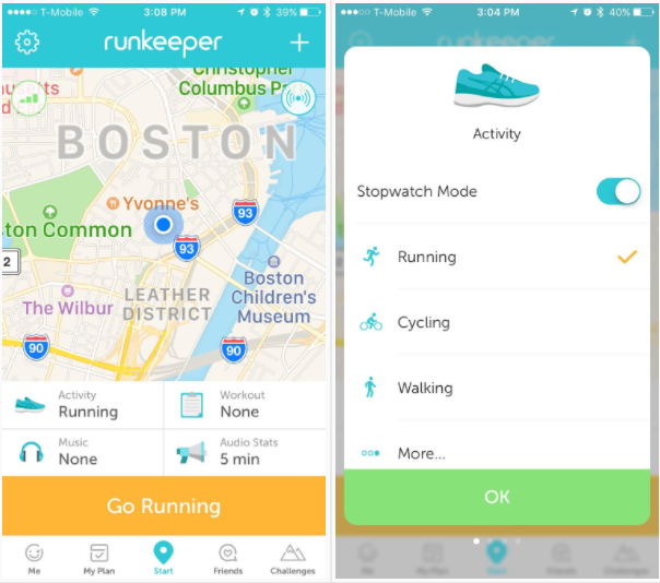 Runkeeper App Tip: Track Your Workouts 