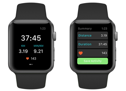 Hold the phone. We’ve got a standalone Runkeeper app for Apple Watch. 