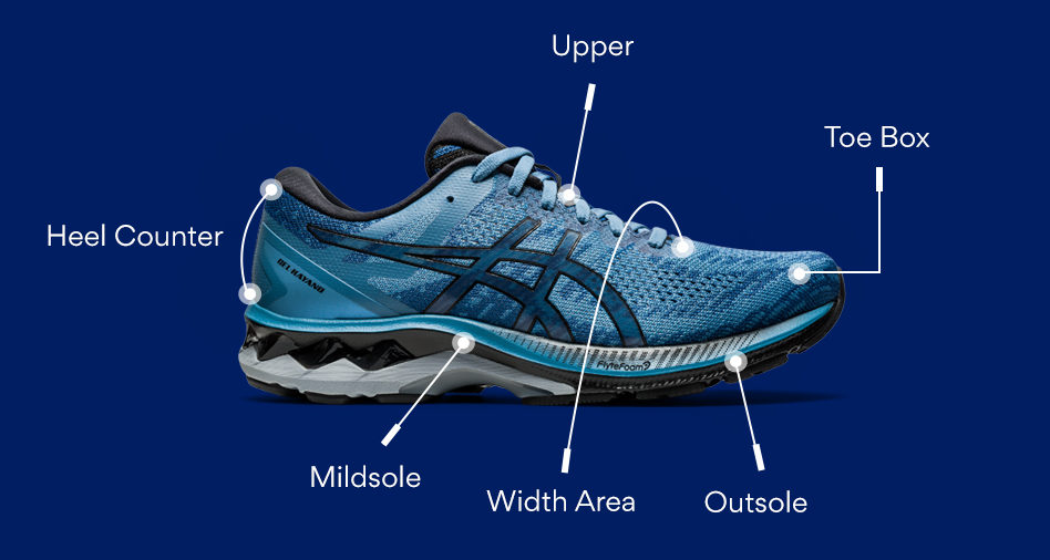 Anatomy Of A Running Shoe Sockliner Heel Counter And More ASICS 