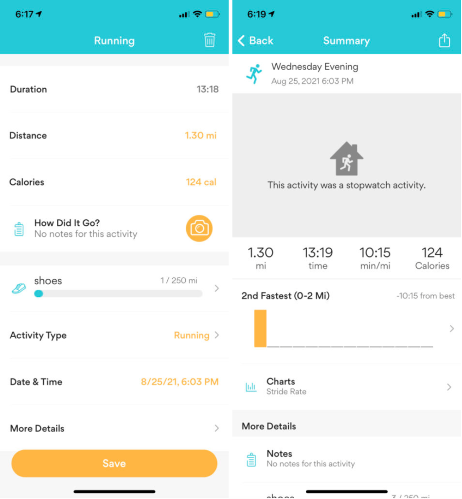 How to manually log activities in the Runkeeper app, how to add workout to the Runkeeper app 