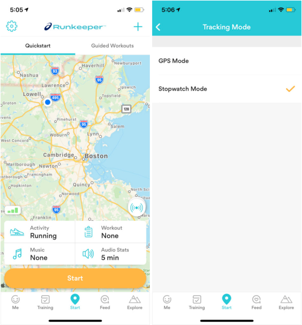 Runkeeper App Tip Track Your Workouts Indoors Runkeeper