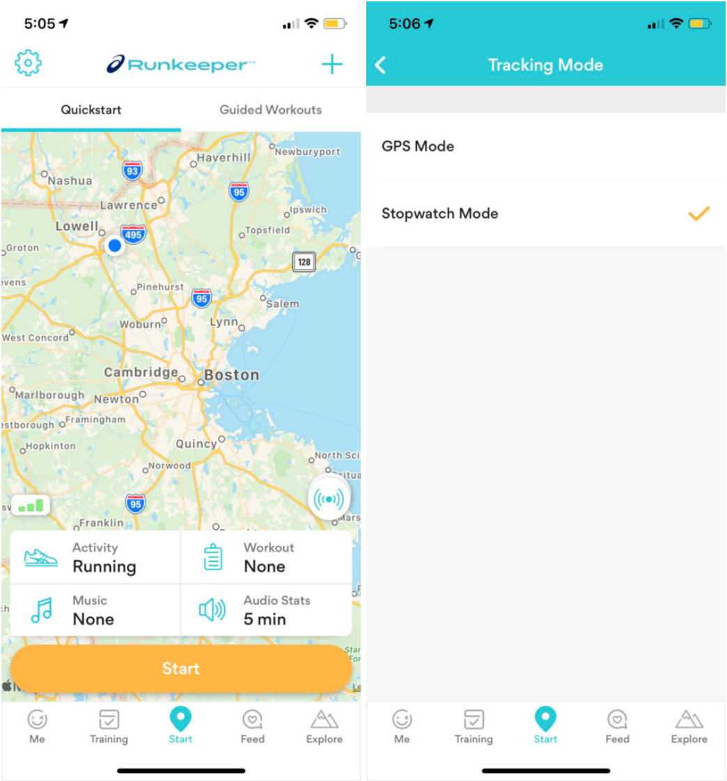 Runkeeper App Tip Track Your Workouts Indoors Runkeeper
