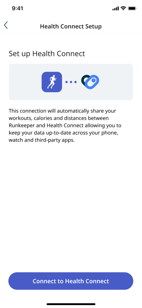 Android automatic workout Upload